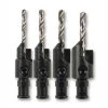 Kobalt Twist Drill Bits 4-Piece 1/8-in 1-5/8-in High-speed Steel Twist Drill Bit Set