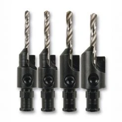 Kobalt Twist Drill Bits 4-Piece 1/8-in 1-5/8-in High-speed Steel Twist Drill Bit Set