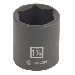 Kobalt Impact Sockets & Impact Socket Sets Standard (SAE) 1/2-in Drive 1-1/16-in 6-Point Impact Socket