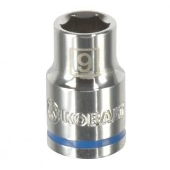 Kobalt Sockets & Socket Sets Metric 3/8-in Drive 6-point 9-mm Shallow Socket