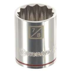 Kobalt Sockets & Socket Sets Standard (SAE) 1/2-in Drive 12-point 7/8-in Shallow Socket