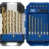 Kobalt Twist Drill Bits 21-Piece Assorted x Set Titanium Twist Drill Bit Set