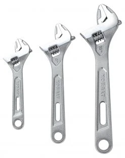 Kobalt Adjustable Wrenches 3-Piece Chrome Vanadium Steel Adjustable Wrench Set