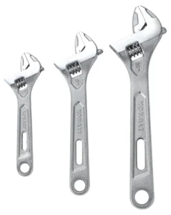 Kobalt Adjustable Wrenches 3-Piece Chrome Vanadium Steel Adjustable Wrench Set