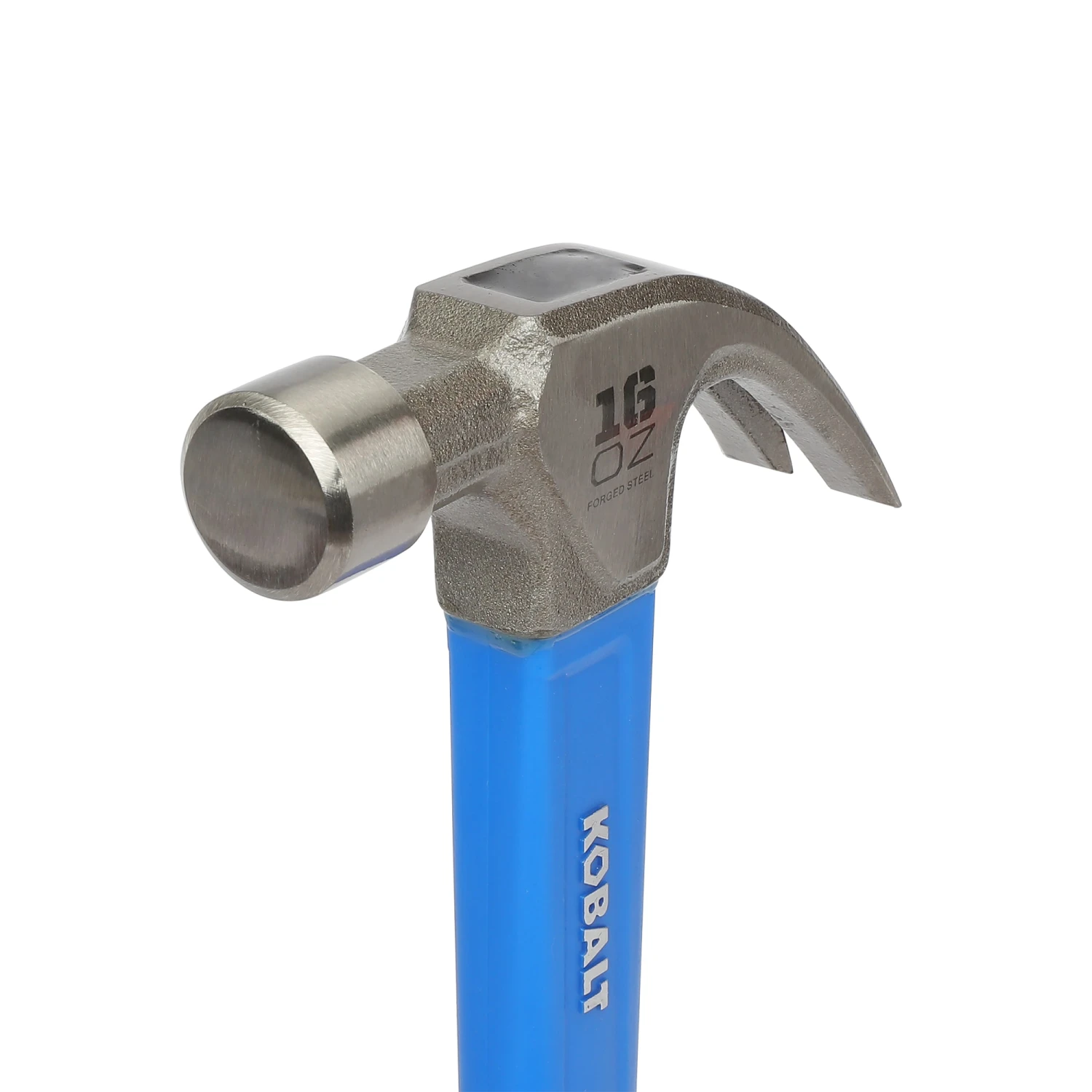 Kobalt Hammers 16-oz Smoothed Face Steel Head Fiberglass Claw Hammer 9 Kobalt Hammers 16-oz Smoothed Face Steel Head Fiberglass Claw Hammer - Image 9