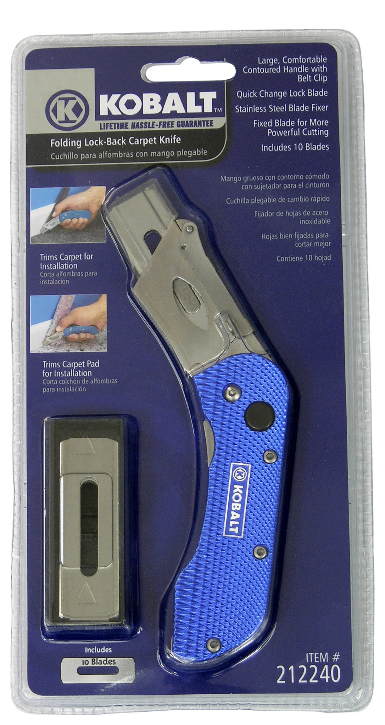 Kobalt Utility Knives 11-Blade Folding Utility Knife 4 Kobalt Utility Knives 11-Blade Folding Utility Knife - Image 4