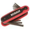 Kobalt Hex Keys & Torx Keys 9-key Standard (Sae) Folding Hex Key Set