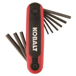 Kobalt Hex Keys & Torx Keys 9-key Standard (Sae) Folding Hex Key Set -Daily Home Tools Hub 05000017