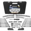 Kobalt Mechanics Tool Sets Universal 115-Piece Standard (SAE) and Metric Combination Matte Mechanics Tool Set (1/4-in; 3/8-in)