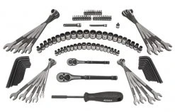 Kobalt Mechanics Tool Sets Universal 115-Piece Standard (SAE) and Metric Combination Matte Mechanics Tool Set (1/4-in; 3/8-in) 15 Kobalt Mechanics Tool Sets Universal 115-Piece Standard (SAE) and Metric Combination Matte Mechanics Tool Set (1/4-in; 3/8-in) -Daily Home Tools Hub 05028175