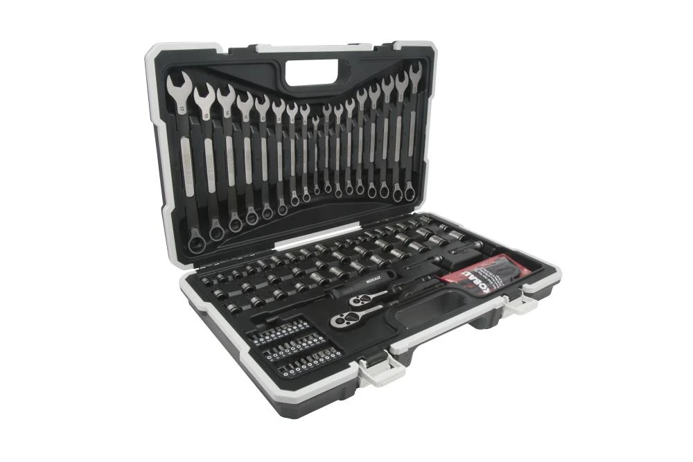 Kobalt Mechanics Tool Sets Universal 115-Piece Standard (SAE) and Metric Combination Matte Mechanics Tool Set (1/4-in; 3/8-in) 7 Kobalt Mechanics Tool Sets Universal 115-Piece Standard (SAE) and Metric Combination Matte Mechanics Tool Set (1/4-in; 3/8-in) - Image 7