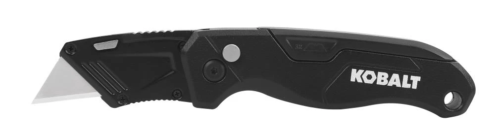 Kobalt Utility Knives Speed Release 10-Blade Folding Utility Knife with On Tool Blade Storage 3 Kobalt Utility Knives Speed Release 10-Blade Folding Utility Knife with On Tool Blade Storage - Image 3