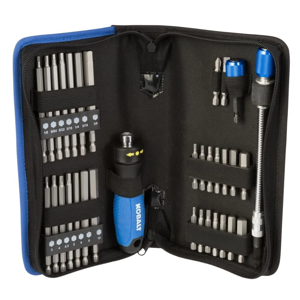 Kobalt Screwdriver Bits Furniture Assembly Set Steel Hex Shank Screwdriver Bit Set (33-Piece) 1 Kobalt Screwdriver Bits Furniture Assembly Set Steel Hex Shank Screwdriver Bit Set (33-Piece)