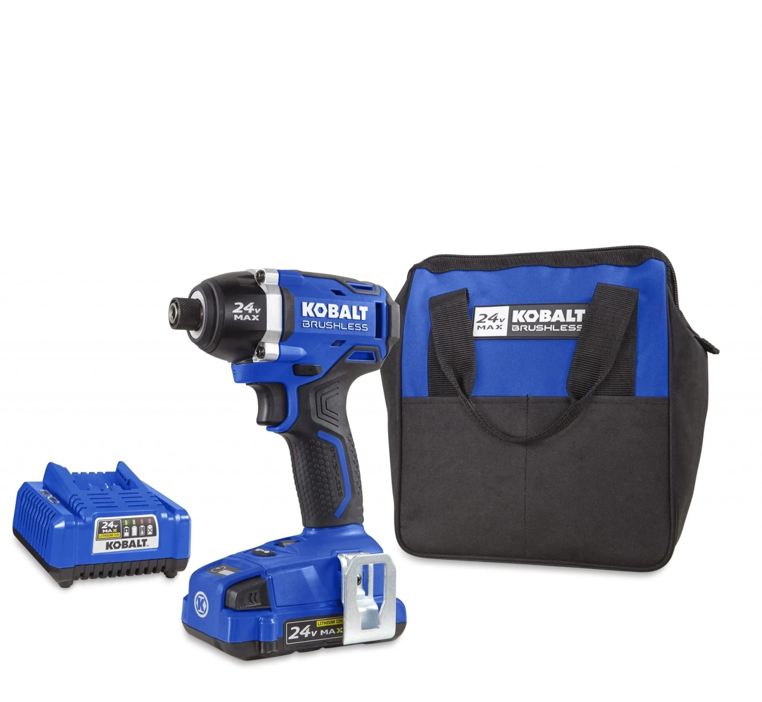 Kobalt Impact Drivers 24-volt Max Variable Speed Brushless Cordless Impact Driver (1-Battery Included) 1 Kobalt Impact Drivers 24-volt Max Variable Speed Brushless Cordless Impact Driver (1-Battery Included)