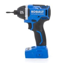 Kobalt Power Tool Combo Kits 2-Tool 24-Volt Max Brushless Power Tool Combo Kit with Soft Case (1-Battery Included and Charger Included) -Daily Home Tools Hub 05395433