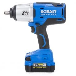 Kobalt Impact Wrenches 24-volt Max Variable Speed Brushless 1/2-in Drive Cordless Impact Wrench (1-Battery Included) 11 Kobalt Impact Wrenches 24-volt Max Variable Speed Brushless 1/2-in Drive Cordless Impact Wrench (1-Battery Included) -Daily Home Tools Hub 05395440
