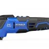 Kobalt Oscillating Tool Kits 18-Piece Brushless 24-volt Max Variable Speed Oscillating Multi-Tool Kit with Soft Case