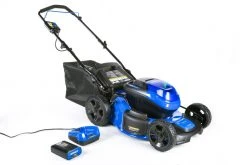 Kobalt Cordless Electric Push Lawn Mowers 40-Volt Max Brushless 20-in Push Cordless Electric Lawn Mower 5 Ah