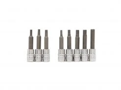 Kobalt Driver Sockets & Sets 42-Piece 3/8-in Drive Set Hex; Torx; Phillips; Flathead Bit Standard (SAE) and Metric Combination Driver Socket Set 11 Kobalt Driver Sockets & Sets 42-Piece 3/8-in Drive Set Hex; Torx; Phillips; Flathead Bit Standard (SAE) and Metric Combination Driver Socket Set -Daily Home Tools Hub 07938504