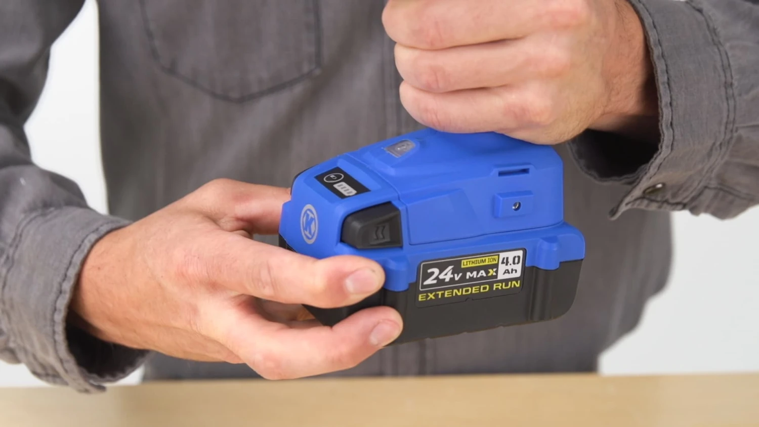 Kobalt Power Tool Batteries & Chargers 24-Volt Max 4 Amp-Hour Lithium Power Tool Battery 5 Kobalt Power Tool Batteries & Chargers 24-Volt Max 4 Amp-Hour Lithium Power Tool Battery - Image 5