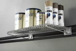 Kobalt Slatwall & Rail Storage Systems K-Rail24-in Gray Steel Multipurpose Shelf -Daily Home Tools Hub 08145132