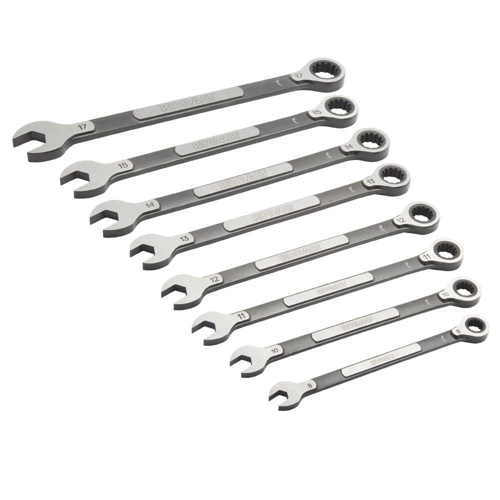 Kobalt Ratchet Wrenches & Sets Universal 8-Piece Set Spline Metric Ratchet Wrench Set 1 Kobalt Ratchet Wrenches & Sets Universal 8-Piece Set Spline Metric Ratchet Wrench Set