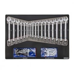 Kobalt Mechanics Tool Sets 300-Piece Standard (SAE) and Metric Combination Polished Chrome Mechanics Tool Set (1/4-in; 3/8-in) 18 Kobalt Mechanics Tool Sets 300-Piece Standard (SAE) and Metric Combination Polished Chrome Mechanics Tool Set (1/4-in; 3/8-in) -Daily Home Tools Hub 08236282