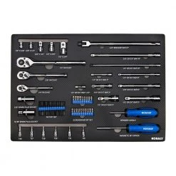 Kobalt Mechanics Tool Sets 300-Piece Standard (SAE) and Metric Combination Polished Chrome Mechanics Tool Set (1/4-in; 3/8-in) 17 Kobalt Mechanics Tool Sets 300-Piece Standard (SAE) and Metric Combination Polished Chrome Mechanics Tool Set (1/4-in; 3/8-in) -Daily Home Tools Hub 08236283