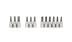 Kobalt Driver Sockets & Sets 42-Piece 3/8-in Drive Set Hex; Torx; Phillips; Flathead Bit Standard (SAE) and Metric Combination Driver Socket Set 12 Kobalt Driver Sockets & Sets 42-Piece 3/8-in Drive Set Hex; Torx; Phillips; Flathead Bit Standard (SAE) and Metric Combination Driver Socket Set -Daily Home Tools Hub 08378731