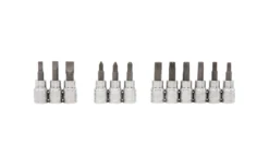 Kobalt Driver Sockets & Sets 42-Piece 3/8-in Drive Set Hex; Torx; Phillips; Flathead Bit Standard (SAE) and Metric Combination Driver Socket Set -Daily Home Tools Hub 08378731 scaled