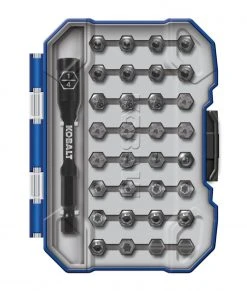 Kobalt Screwdriver Bits 1-in #2 Phillips/#8 Slotted Set High-speed Steel Hex Shank Screwdriver Bit Set (33-Piece)