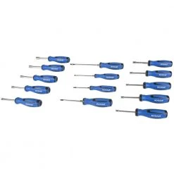 Kobalt Mechanics Tool Sets 189-Piece Standard (SAE) and Metric Combination Polished Chrome Mechanics Tool Set (1/4-in; 3/8-in) -Daily Home Tools Hub 08482170