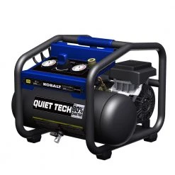 Kobalt Air Compressors QUIET TECH 2-Gallon Single Stage Portable Electric Hot Dog Air Compressor