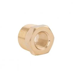 Kobalt Air Compressor Fittings NPT Brass Bushing Adapter 1/2-in (M) x 1/4-in (F) -Daily Home Tools Hub 08614859