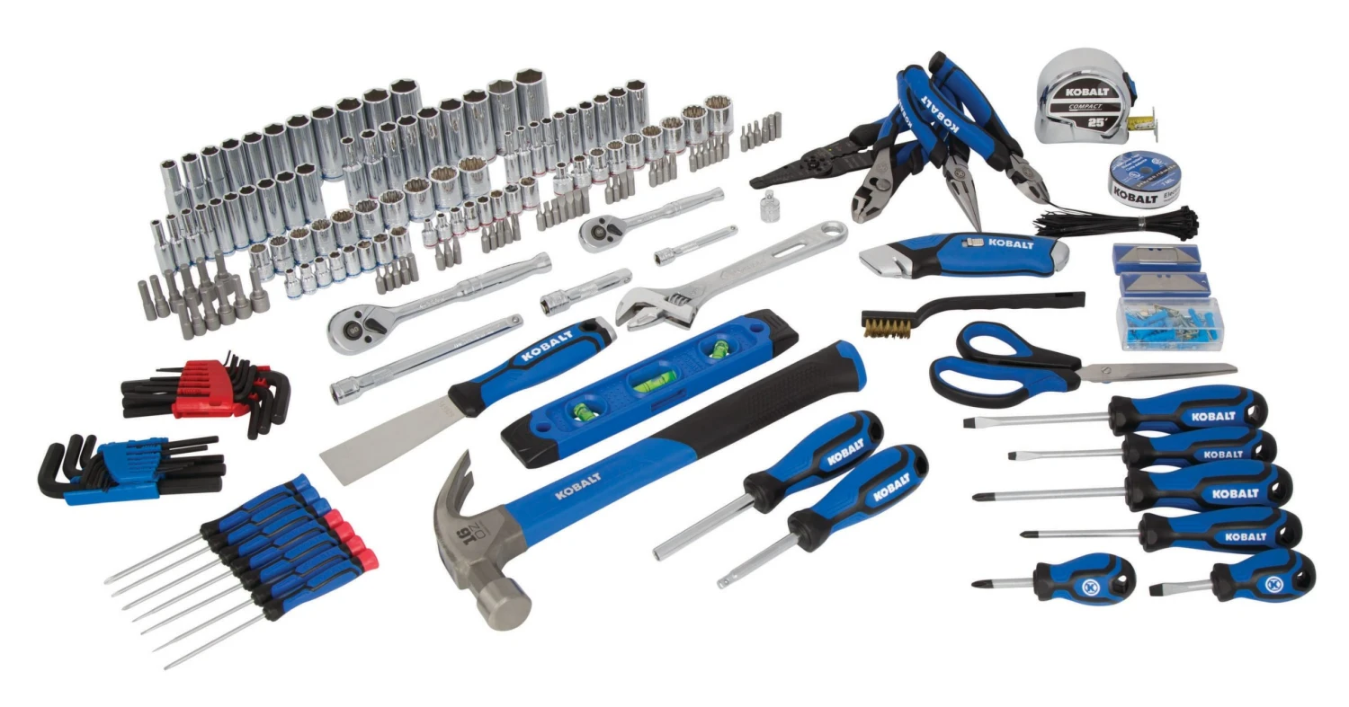 Kobalt Household Tool Sets 230-Piece Household Tool Set with Soft Case 2 Kobalt Household Tool Sets 230-Piece Household Tool Set with Soft Case - Image 2