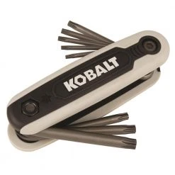 Kobalt Hex Keys & Torx Keys 8-key Folding Torx Key Set 6 Kobalt Hex Keys & Torx Keys 8-key Folding Torx Key Set -Daily Home Tools Hub 08797814