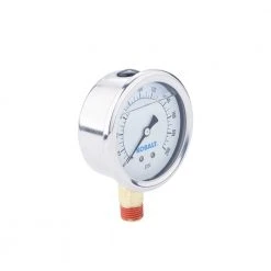 Kobalt Air Compressor Accessories 1/4 In. 200-PSI Filled Bottom Mount -Gauge -Daily Home Tools Hub 08815956