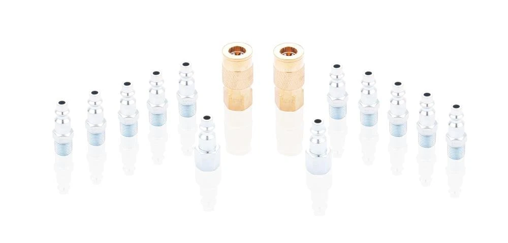 Kobalt Air Compressor Fittings 15-pc Plug and Coupler Kit 1 Kobalt Air Compressor Fittings 15-pc Plug and Coupler Kit