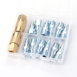 Kobalt Air Compressor Fittings 15-pc Plug and Coupler Kit 10 Kobalt Air Compressor Fittings 15-pc Plug and Coupler Kit -Daily Home Tools Hub 08815968