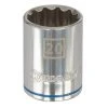 Kobalt Sockets & Socket Sets Metric 1/2-in Drive 12-point 20-mm Shallow Socket