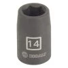 Kobalt Impact Sockets & Impact Socket Sets Metric 1/2-in Drive 14mm 6-Point Impact Socket