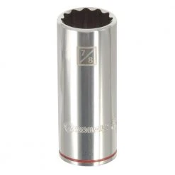 Kobalt Sockets & Socket Sets Standard (SAE) 1/2-in Drive 12-point 7/8-in Deep Socket