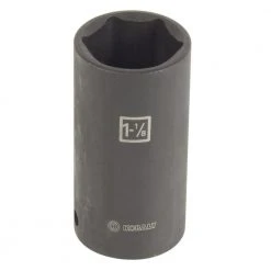 Kobalt Impact Sockets & Impact Socket Sets Standard (SAE) 1/2-in Drive 1-1/8-in 6-Point Impact Socket