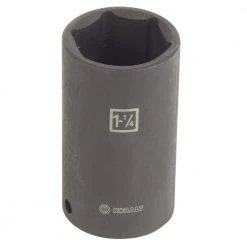 Kobalt Impact Sockets & Impact Socket Sets Standard (SAE) 1/2-in Drive 1-1/4-in 6-Point Impact Socket