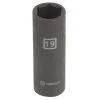 Kobalt Impact Sockets & Impact Socket Sets Metric 1/2-in Drive 19mm 6-Point Impact Socket