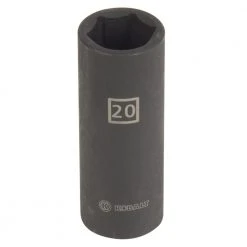 Kobalt Impact Sockets & Impact Socket Sets Metric 1/2-in Drive 20mm 6-Point Impact Socket