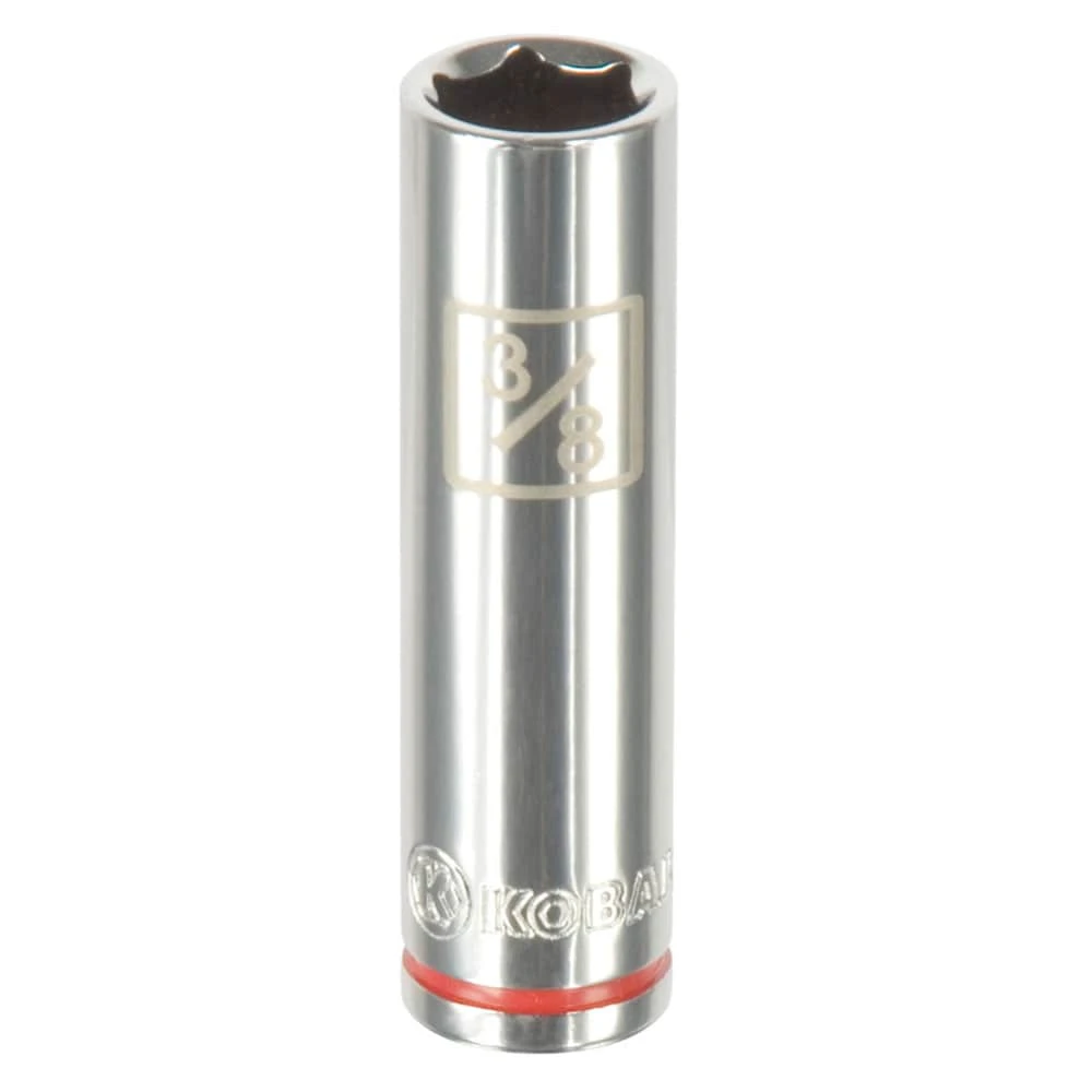 Kobalt Sockets & Socket Sets Standard (SAE) 1/4-in Drive 6-point 3/8-in Deep Socket 1 Kobalt Sockets & Socket Sets Standard (SAE) 1/4-in Drive 6-point 3/8-in Deep Socket