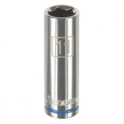 Kobalt Sockets & Socket Sets Metric 1/4-in Drive 6-point 11-mm Deep Socket