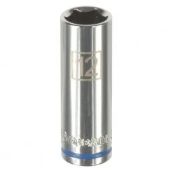Kobalt Sockets & Socket Sets Metric 1/4-in Drive 6-point 12-mm Deep Socket
