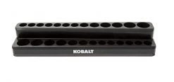 Kobalt Tool Storage Accessories Plastic Magnetic 1/4-inch Drive Socket Storage